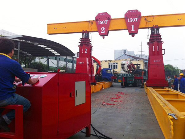 液壓龍門吊調(diào)試-3
